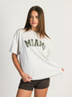 HARLOW HARLOW SYDNEY OVERSIZED MELANGE TEE - MIAMI - Boathouse