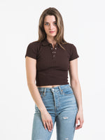 HARLOW WAFFLE SNAP HENLEY - CLEARANCE