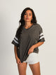 HARLOW HARLOW BRADY TEE - CHARCOAL - Boathouse