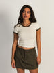 HARLOW HARLOW ALEX TEE - CREAM - Boathouse