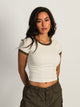 HARLOW HARLOW ALEX TEE - CREAM - Boathouse