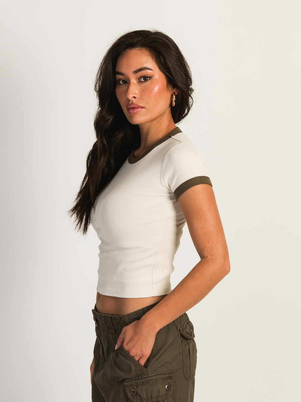 HARLOW ALEX TEE - CREAM