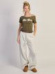 HARLOW HARLOW CATE TEE - OLIVE - Boathouse