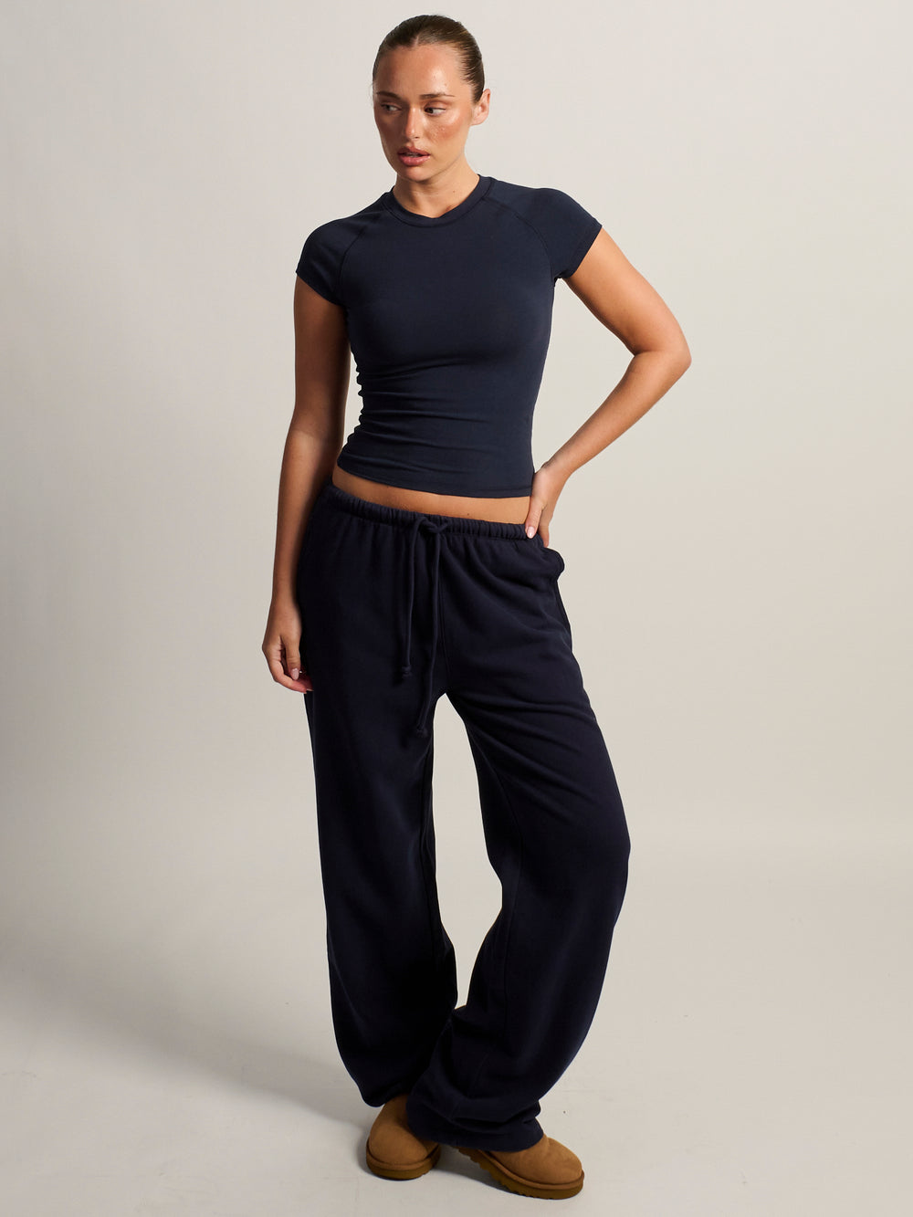 T-SHIRT RAGLAN ESSENTIEL HARLOW - MARINE