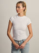 HARLOW ESSENTIAL RAGLAN TEE - WHITE
