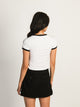 HARLOW HARLOW MIA TEE - WHITE/BLACK - Boathouse