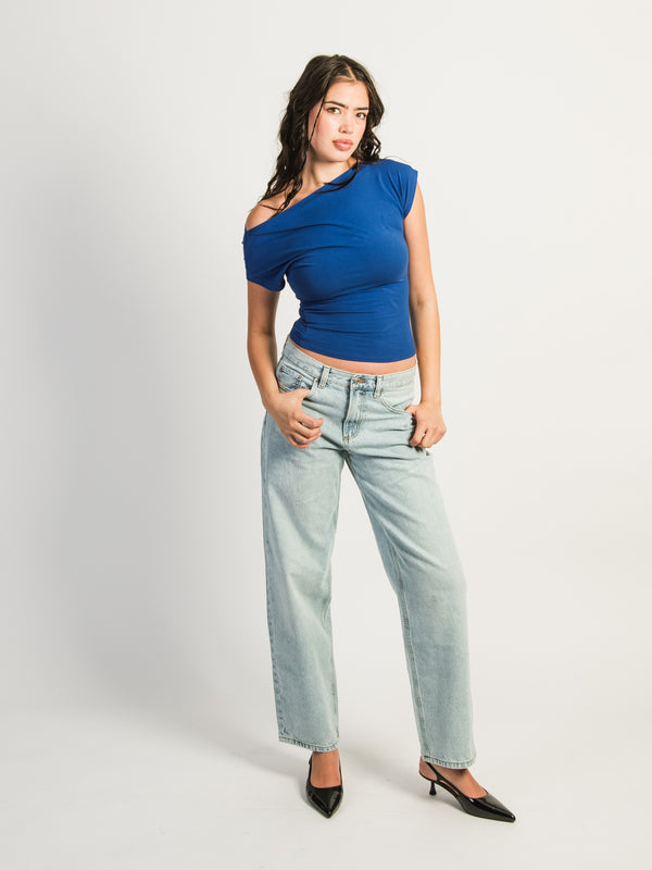 HARLOW SLOANE TEE - COBALT