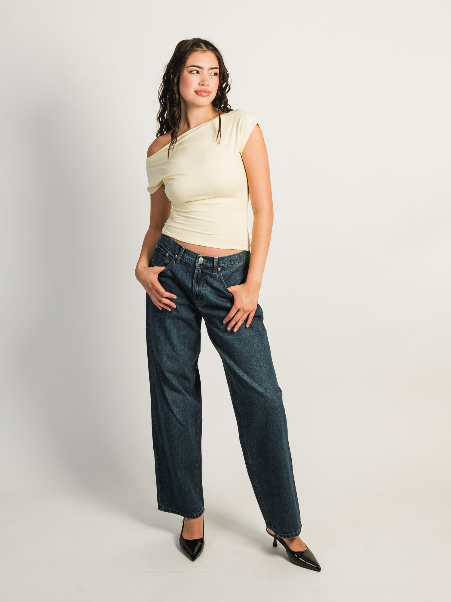 TEE-SHIRT HARLOW SLOANE - JAUNE