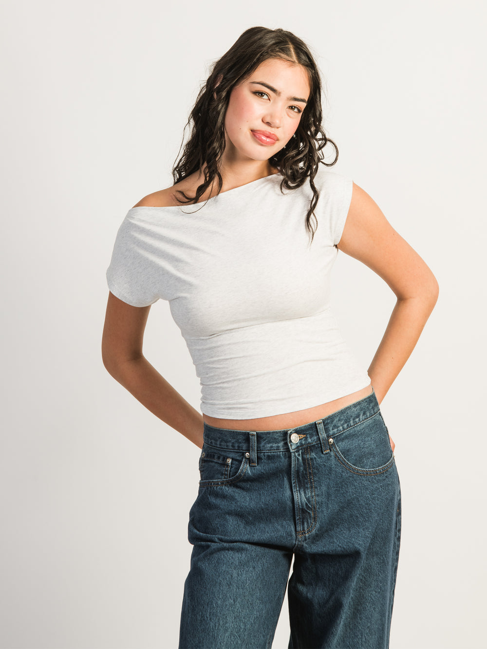 HARLOW SLOANE TEE - MELANGE