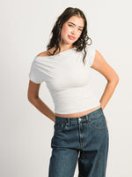 HARLOW SLOANE TEE - MELANGE