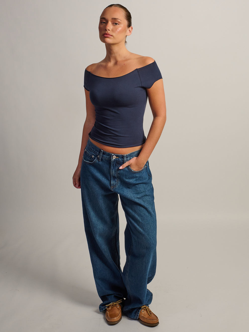 T-SHIRT HARLOW CLAIRE - MARINE