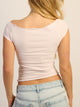 HARLOW HARLOW CLAIRE TEE - BABY PINK - Boathouse
