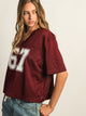 HARLOW HARLOW PINNY TEE - BURGUNDY - Boathouse