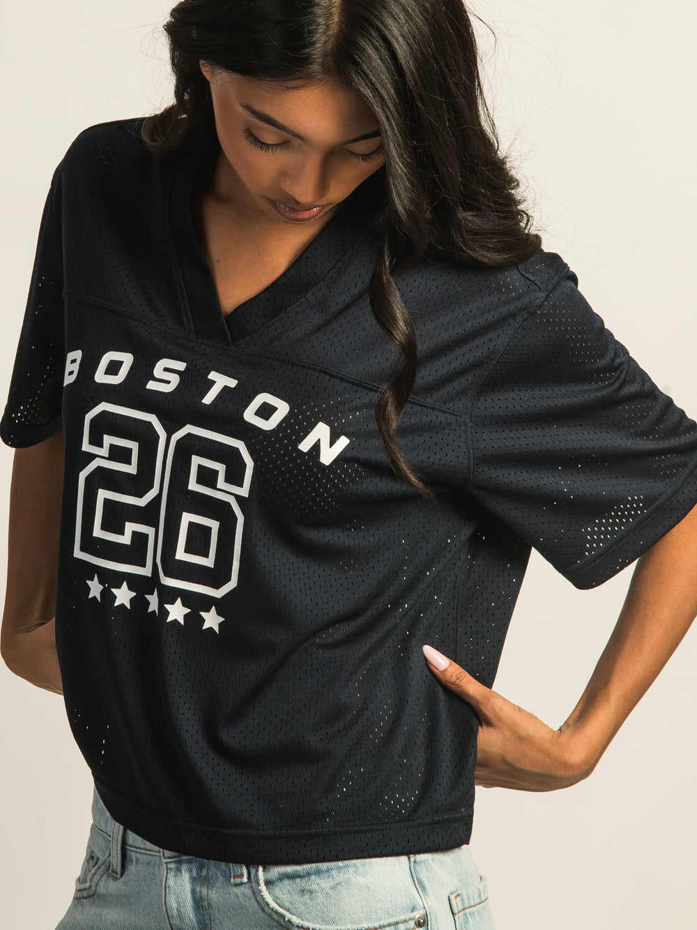 HARLOW PINNY TEE - NAVY