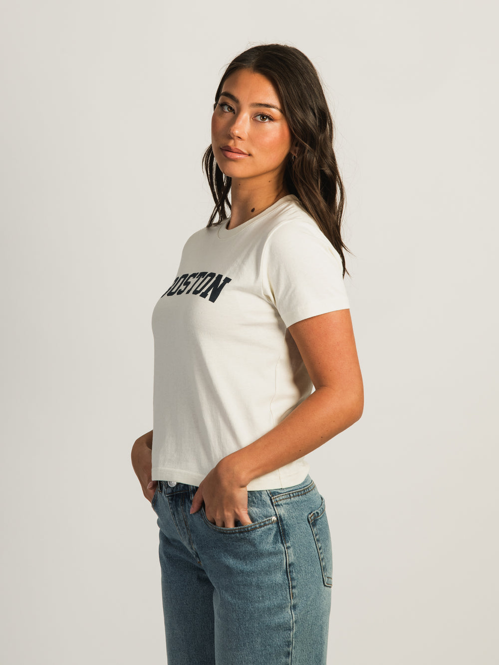 T-SHIRT HARLOW BRENNA - BLANC CASSÉ