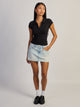 HARLOW SAWYER POLO TEE - BLACK