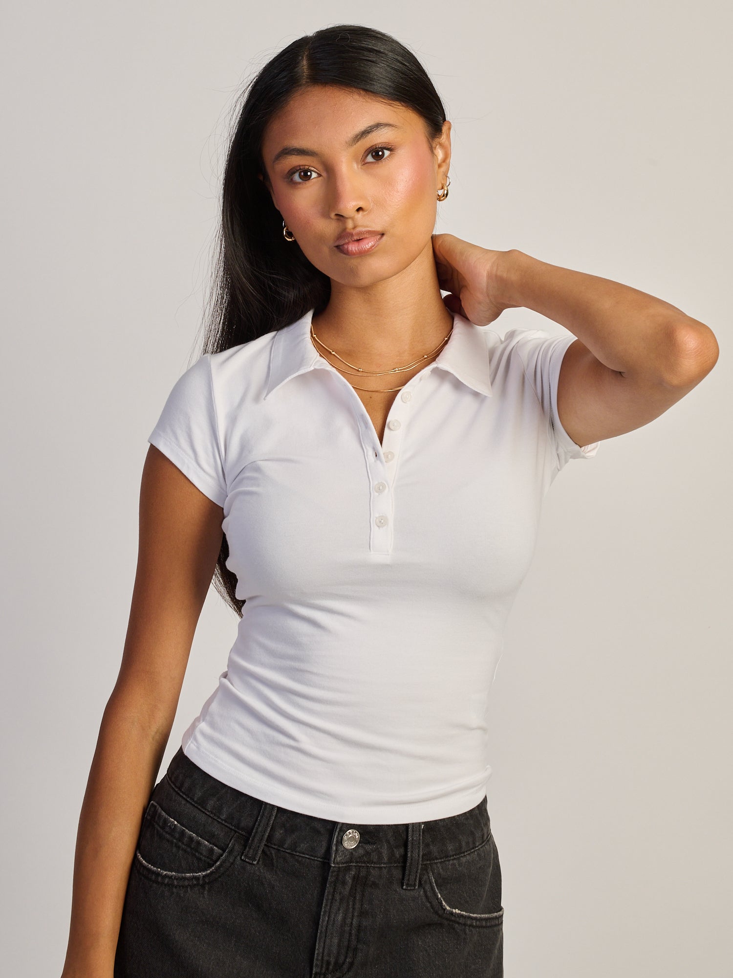 HARLOW SAWYER POLO - BLANC