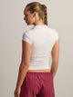 HARLOW SAWYER POLO TEE - WHITE