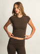 HARLOW HARLOW GIA TEE - CHOCOLATE - Boathouse