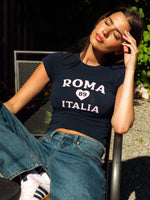 T-SHIRT HARLOW KATIE - BLEU MARINE