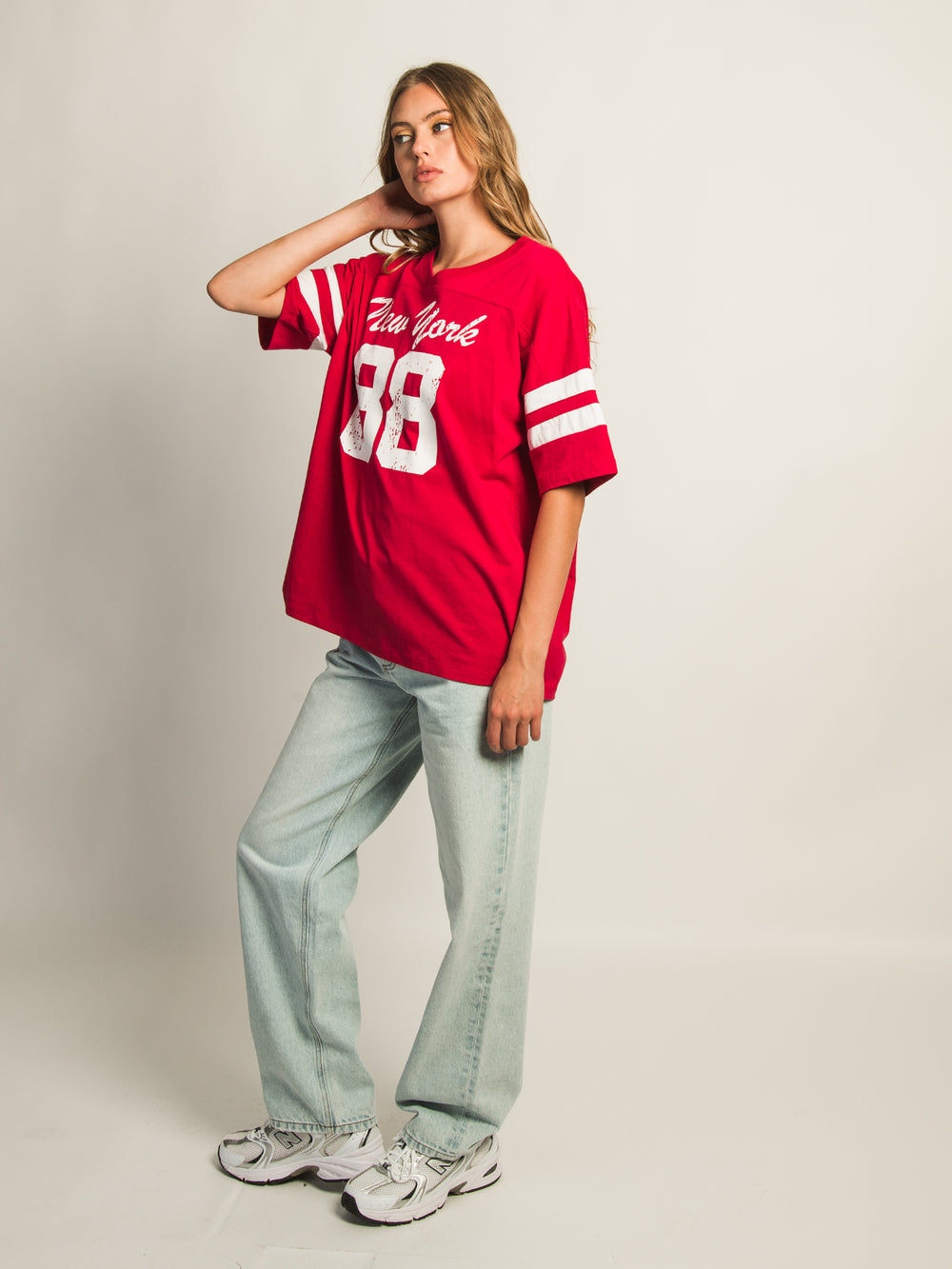 HARLOW BRADY TEE - PORT