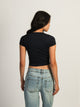 HARLOW HARLOW RIBBED SEAMLESS TEE - NAVY - Boathouse