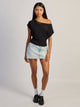 HARLOW SKYE SLOUCH TEE - BLACK