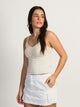 HARLOW HARLOW ABBY DITSY TANK TOP - CREAM - Boathouse