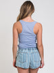 HARLOW HARLOW HENLEY RIB TANK - CLEARANCE - Boathouse