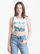 HARLOW HARLOW HIGH NECK MIAMI SPEEDWAY Tank Top - CLEARANCE - Boathouse