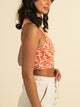 HARLOW HARLOW HIGH NECK ALL OVER PRINTTANK TOP  - CLEARANCE - Boathouse