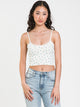 HARLOW HARLOW KIKI POINTELLE DITSY Tank Top - CLEARANCE - Boathouse