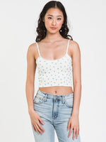 HARLOW KIKI POINTELLE DITSY Tank Top - CLEARANCE