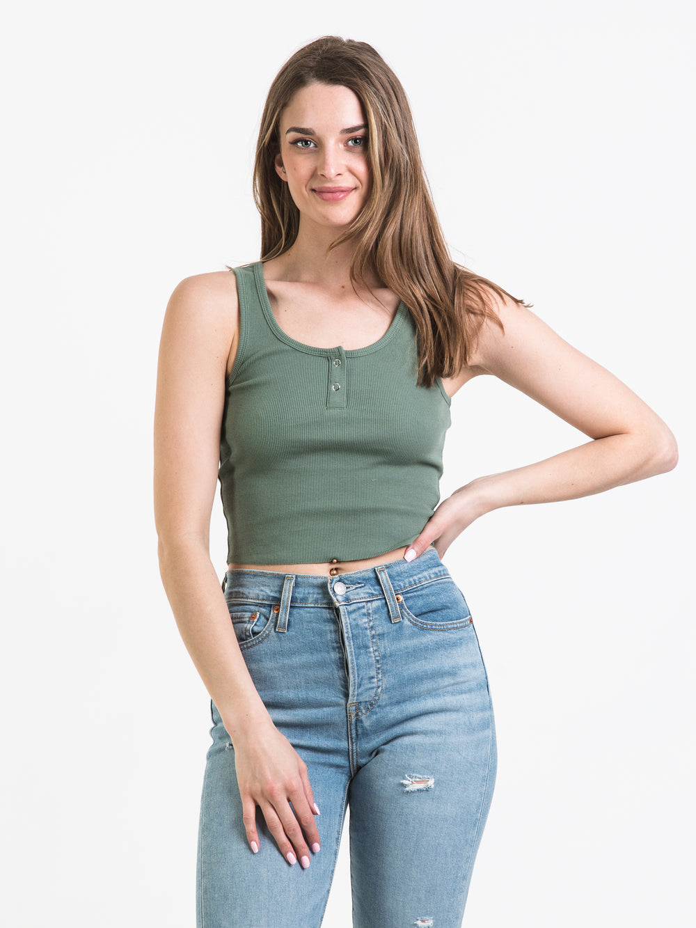 HARLOW SNAP HENLEY TANK - CLEARANCE