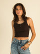 HARLOW HARLOW SNAP HENLEY TANK TOP - Boathouse