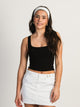 HARLOW HARLOW LUCIE TANK TOP - BLACK - Boathouse