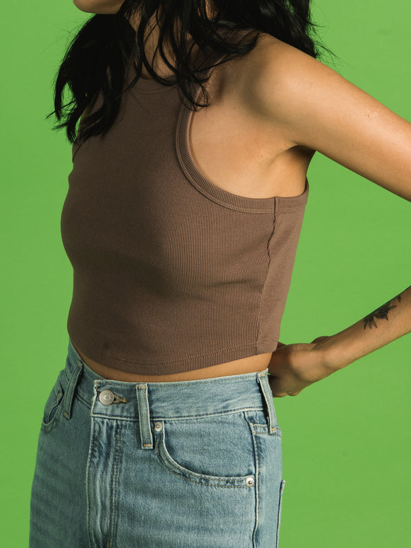 HARLOW SLIM NECK TANK TOP  - CLEARANCE