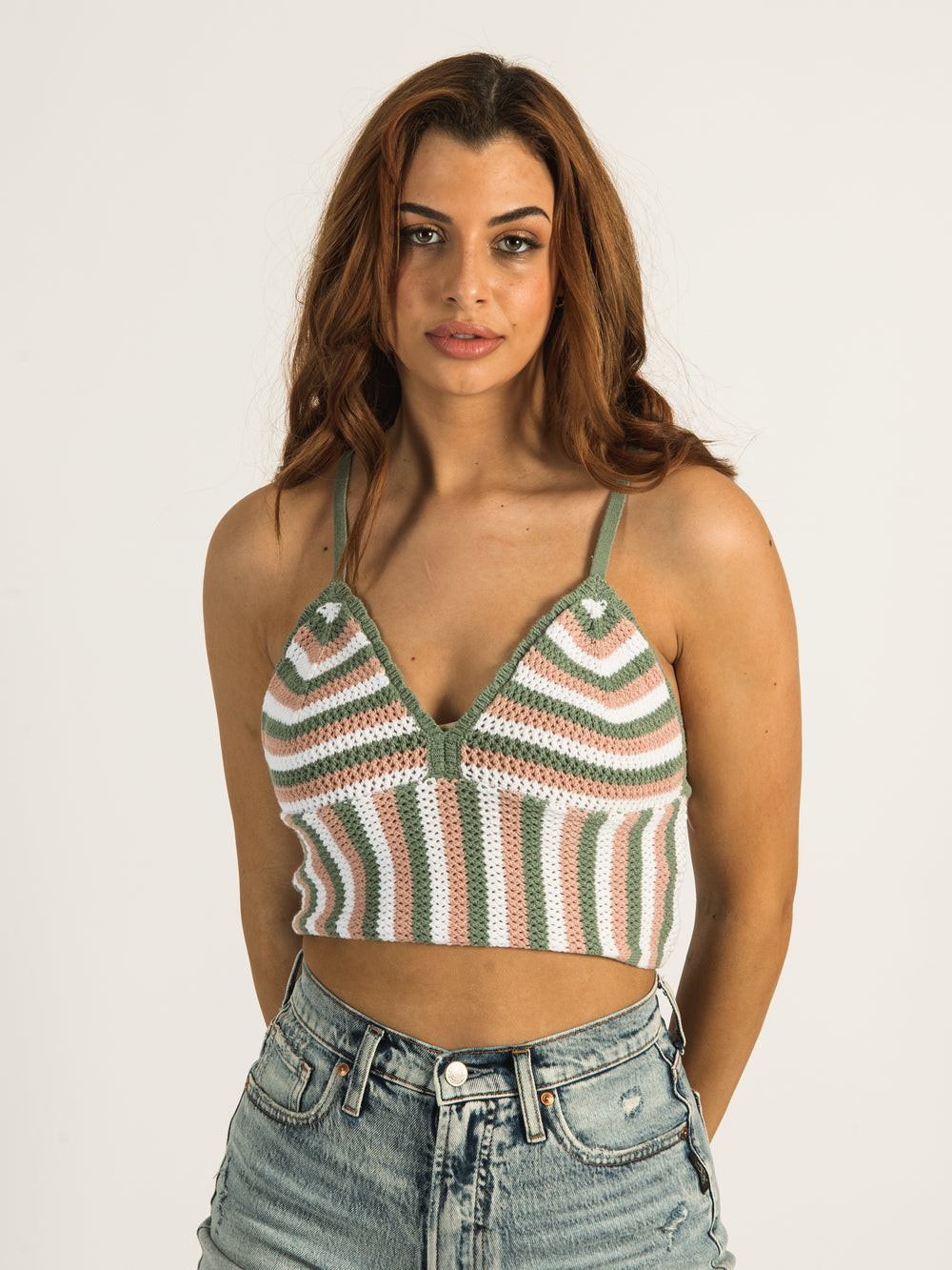 HARLOW ALEXIS CROCHET TANK TOP  - CLEARANCE