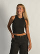 HARLOW HARLOW MACY TANK TOP - CHARCOAL - Boathouse