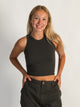 HARLOW HARLOW MACY TANK TOP - CHARCOAL - Boathouse