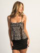 HARLOW HARLOW KESTRA TANK TOP - ZEBRA - Boathouse