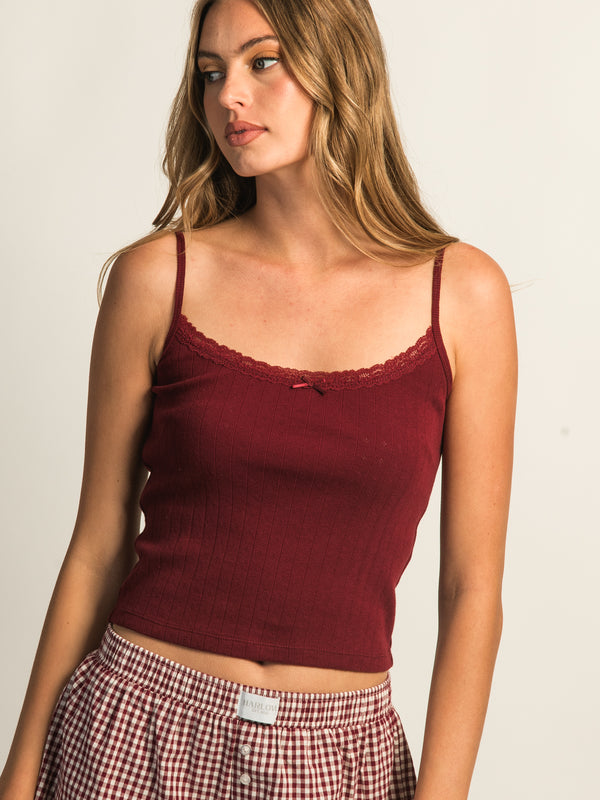 CAMISOLE HARLOW MALLORY - BORDEAUX