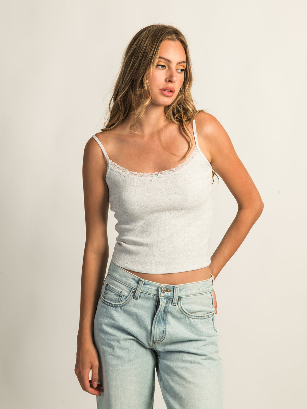 CAMISOLE HARLOW MALLORY MELANGE - CLOUD