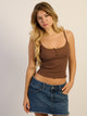 HARLOW HARLOW HANNAH TANK-CHOCOLATE - Boathouse