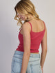 HARLOW HARLOW HANNAH TANK - WASHED RED - Boathouse