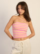 HARLOW HARLOW BAILEY TUBE TOP - STRIPE - Boathouse