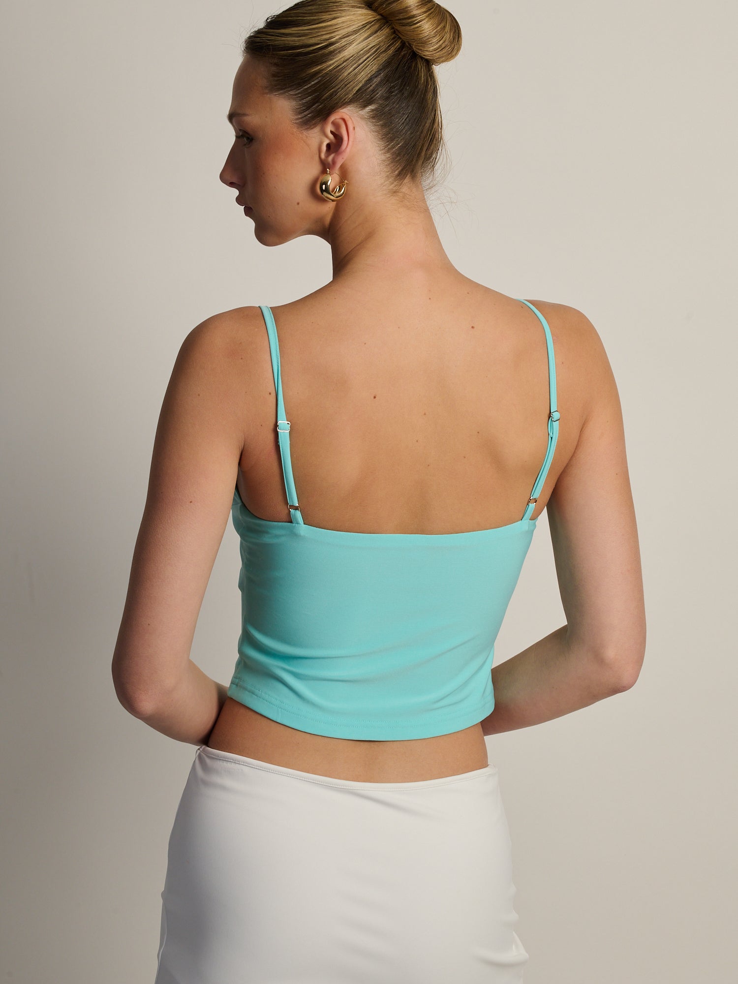 HARLOW TYLA TANK - AQUA