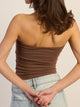 HARLOW HARLOW BECCA TUBE TOP - CHOCOLATE - Boathouse