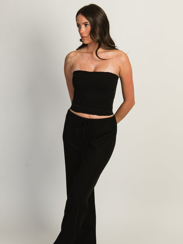 HARLOW SIENNA TUBE TOP - BLACK