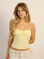 HARLOW NINA TUBE TOP - JAUNE